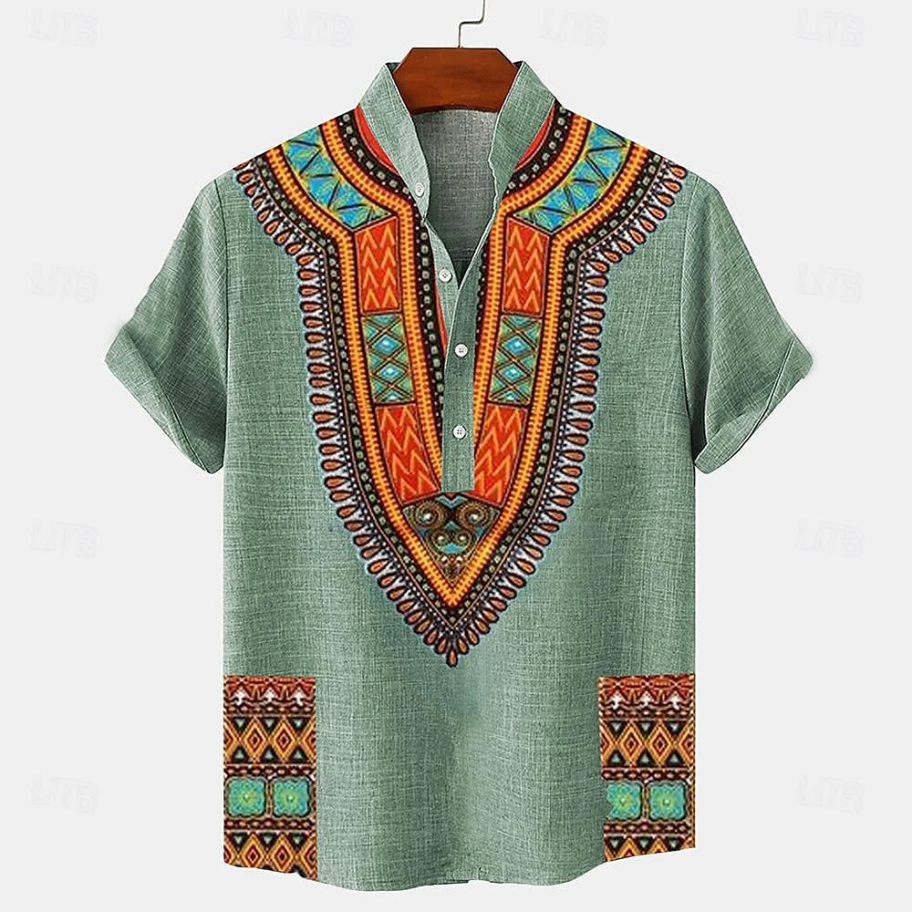 Tribal Linen Shirt