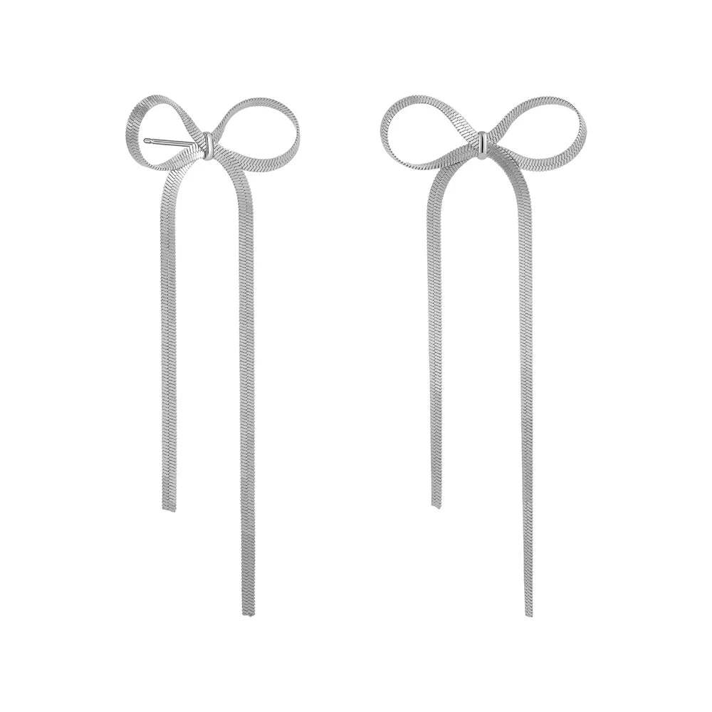 Ribbon Bowknot Earrings