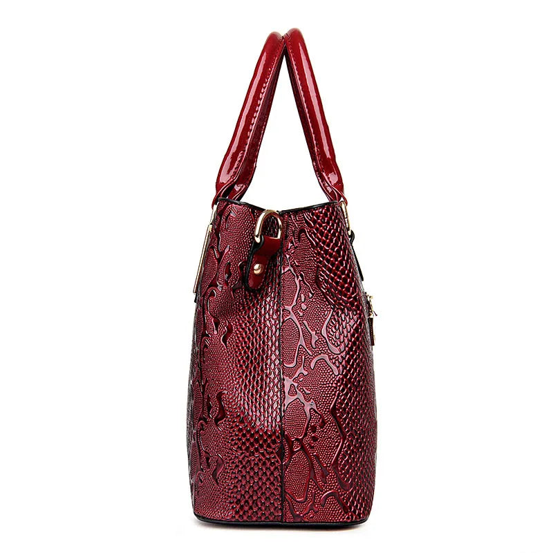 Serpentine Elegance Tote