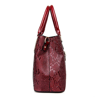 Serpentine Elegance Tote
