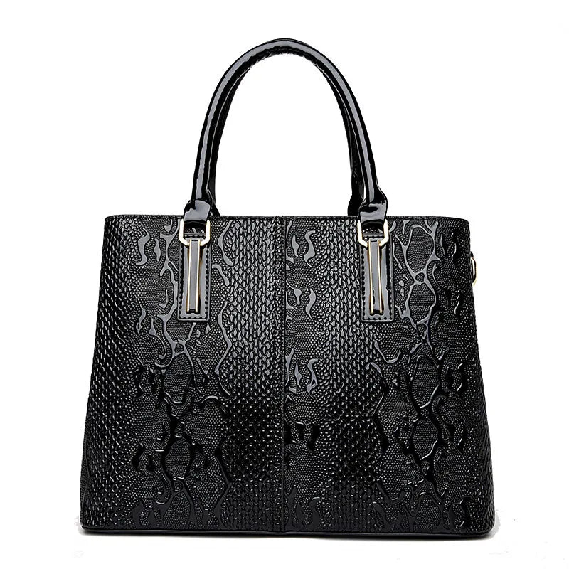 Serpentine Elegance Tote