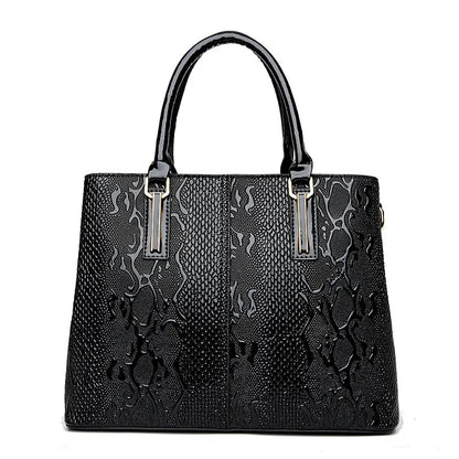 Serpentine Elegance Tote