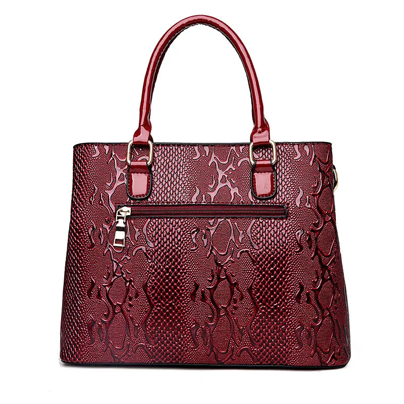 Serpentine Elegance Tote