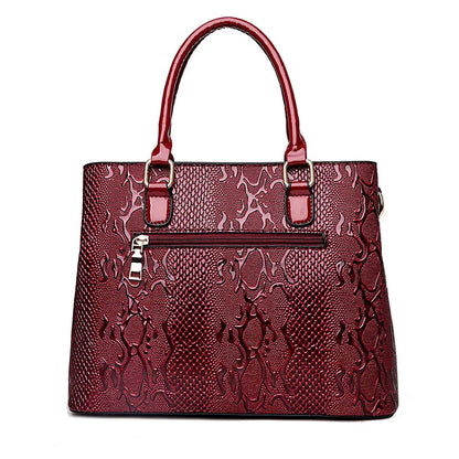 Serpentine Elegance Tote