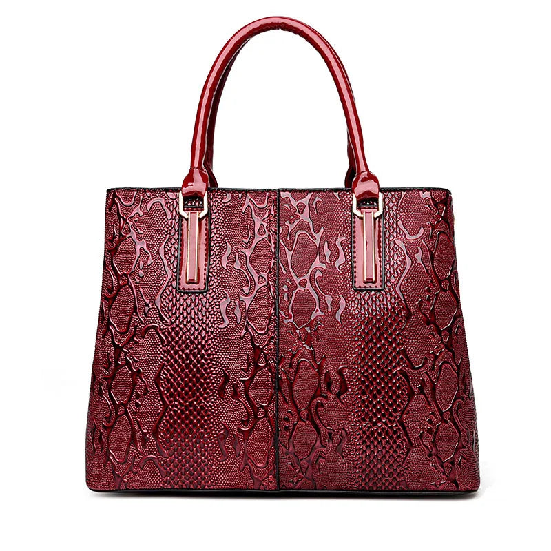 Serpentine Elegance Tote