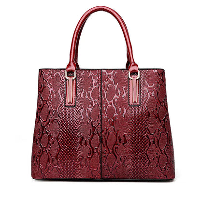 Serpentine Elegance Tote