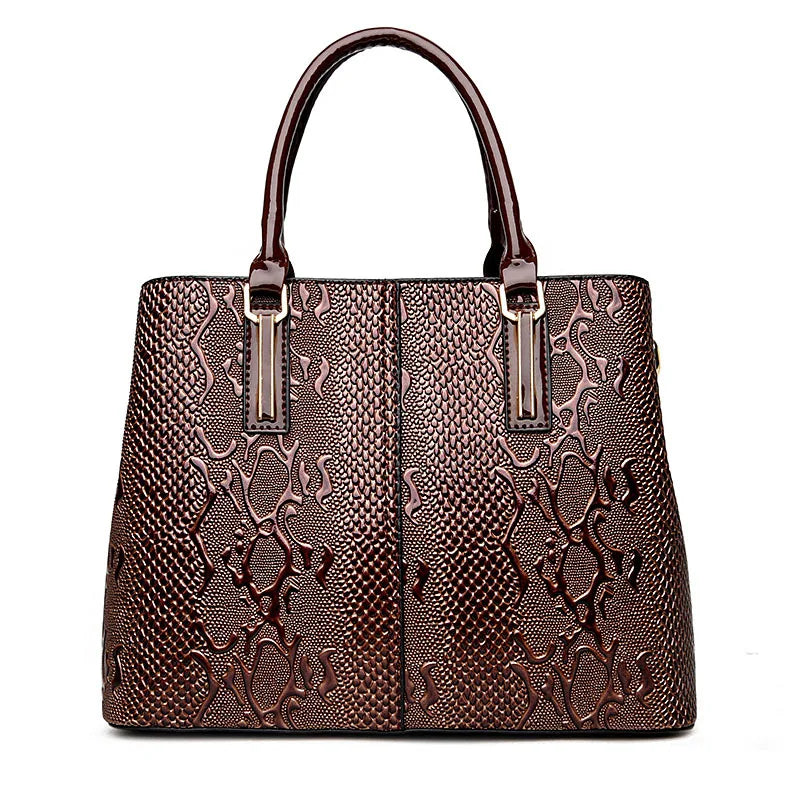 Serpentine Elegance Tote