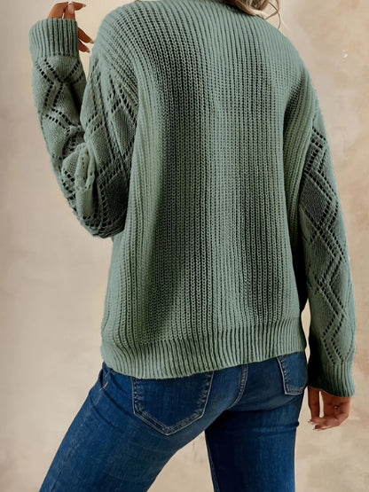 Women’s Loose Knit Lace Sweater