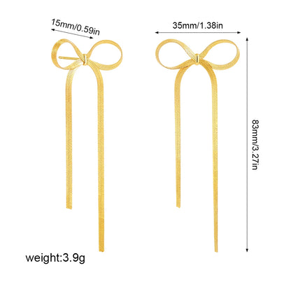 Ribbon Bowknot Earrings