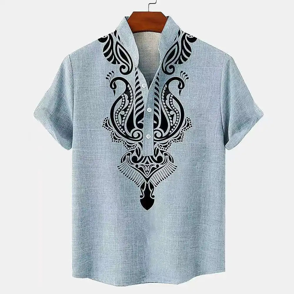 Tribal Linen Shirt