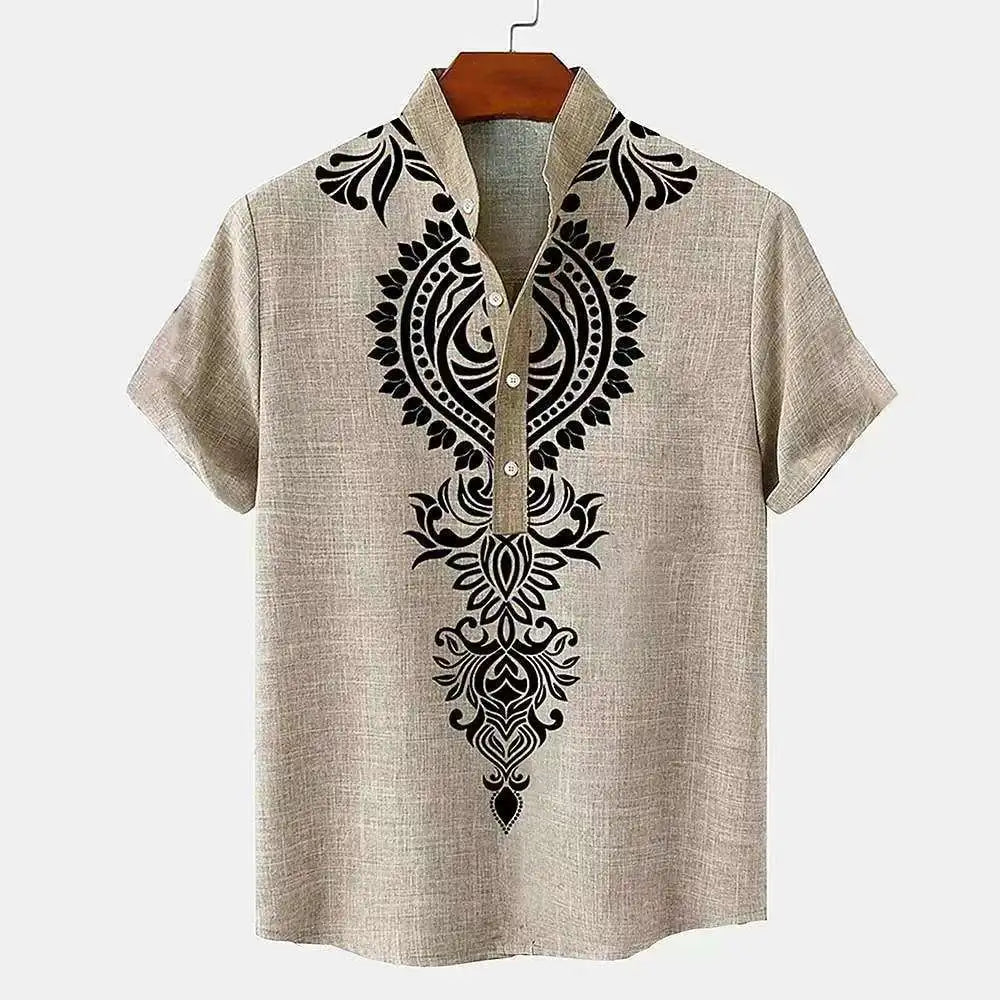 Tribal Linen Shirt