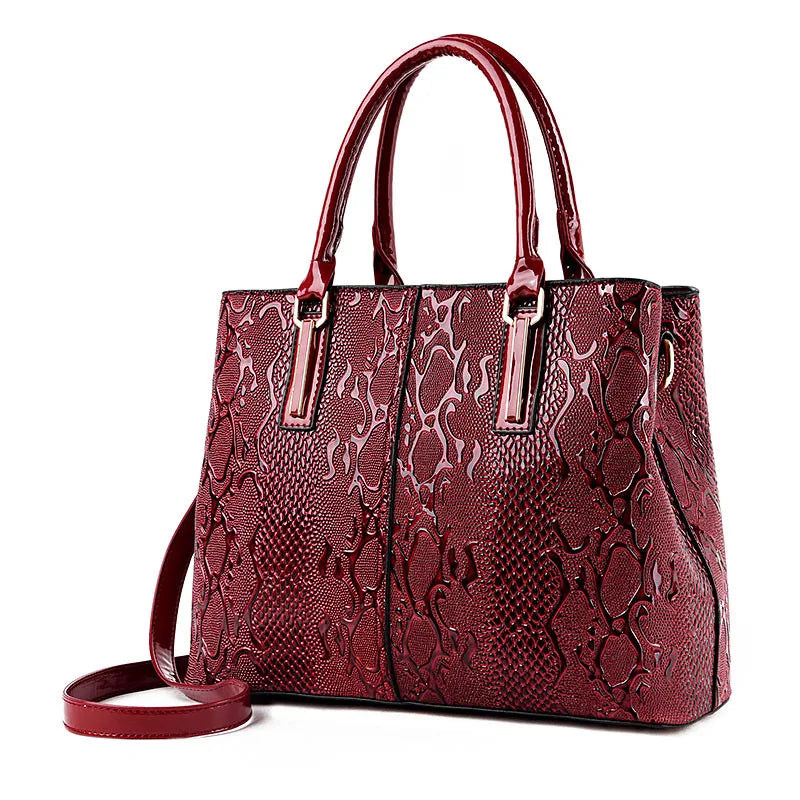 Serpentine Elegance Tote