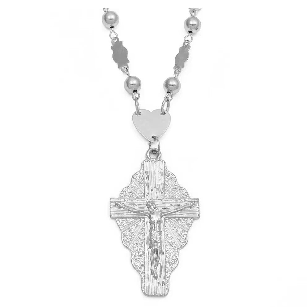 Crucifix Rosary Necklace
