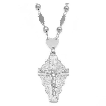 Crucifix Rosary Necklace