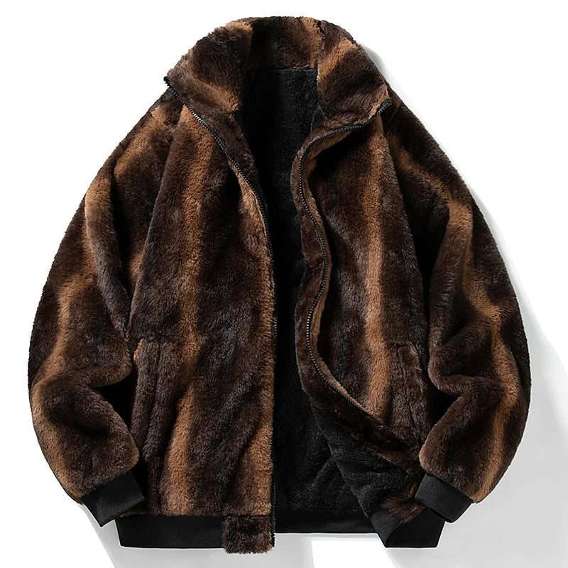 Men’s faux fur jacket