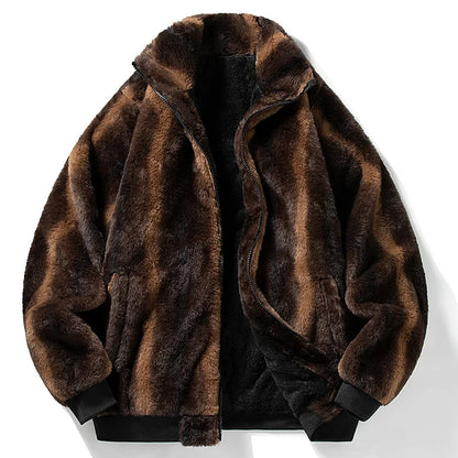 Men’s faux fur jacket