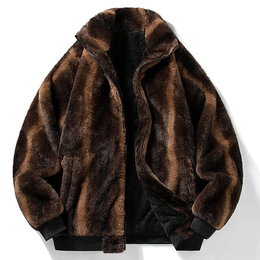 Men’s faux fur jacket