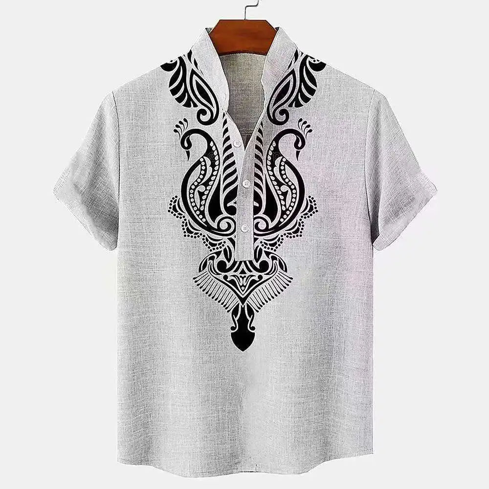 Tribal Linen Shirt