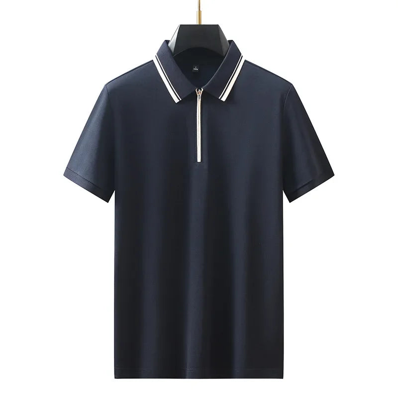 LuxeTone Contrast Polo