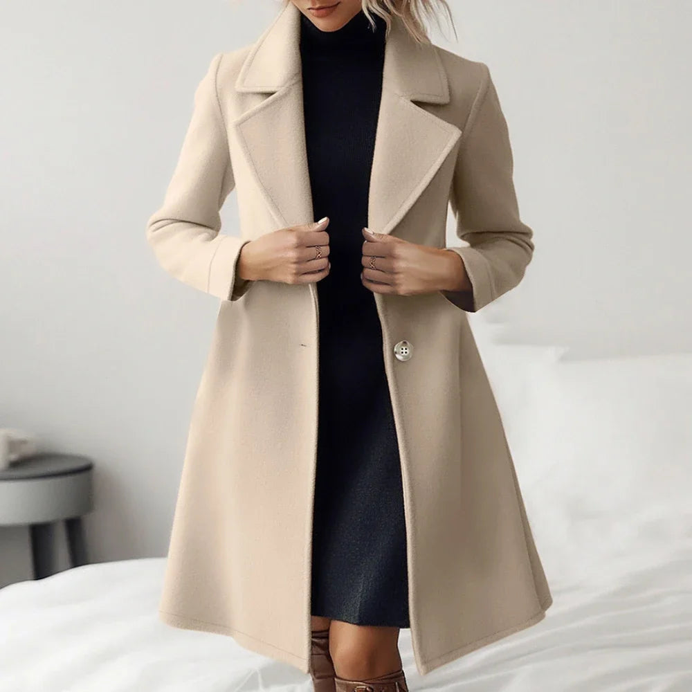 Luxe Minimalist Long Coat