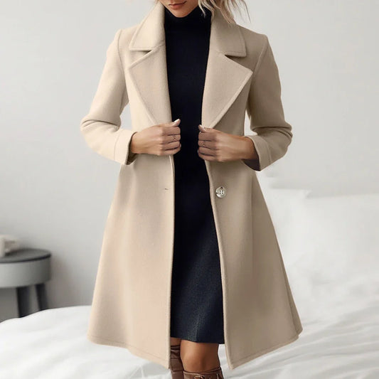 Luxe Minimalist Long Coat