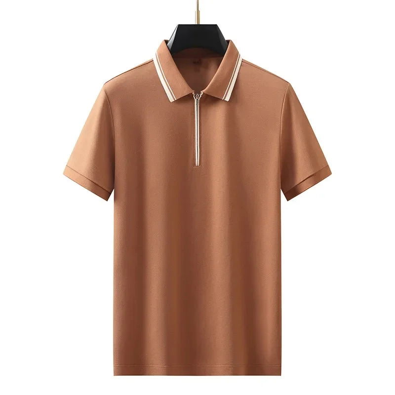 LuxeTone Contrast Polo