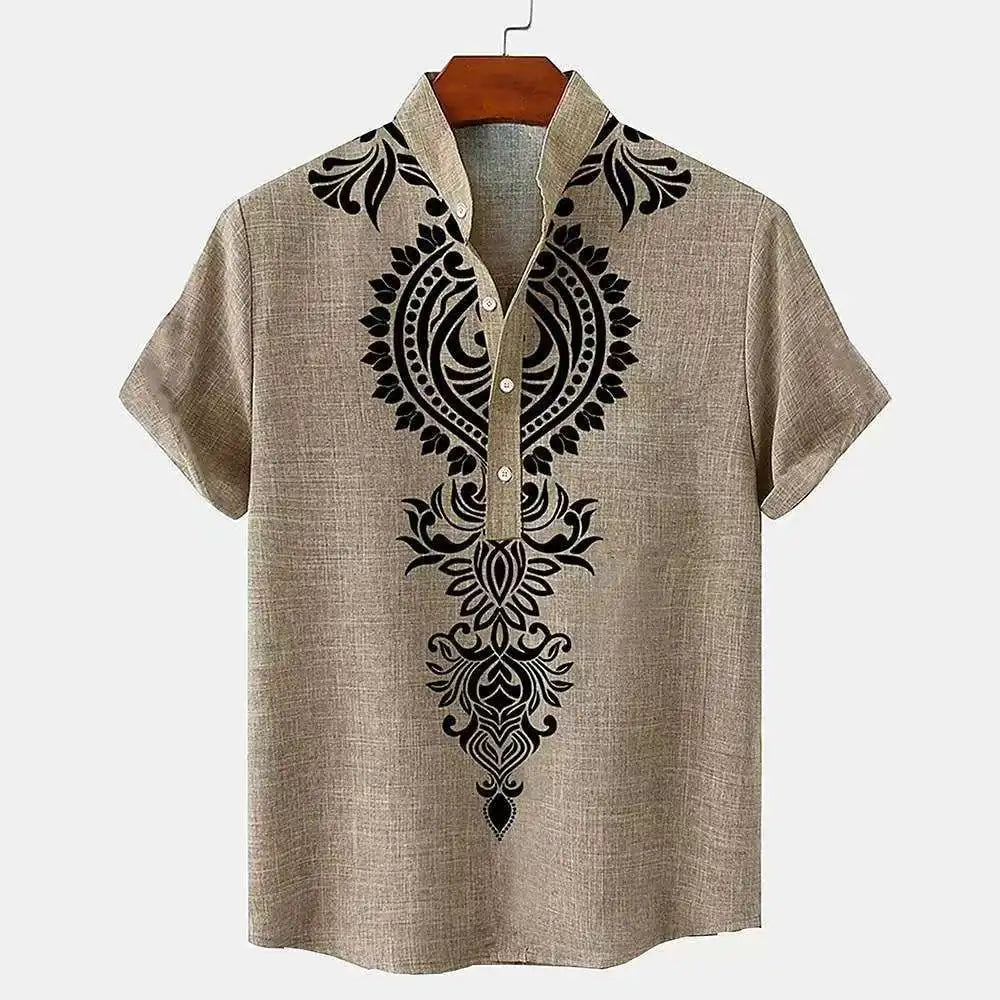 Tribal Linen Shirt