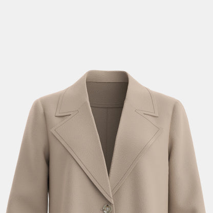 Luxe Minimalist Long Coat