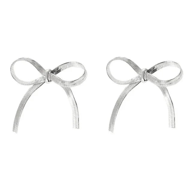 Ribbon Bowknot Earrings
