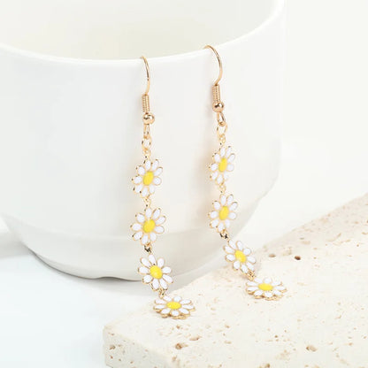 PetalCharm Drop Earrings