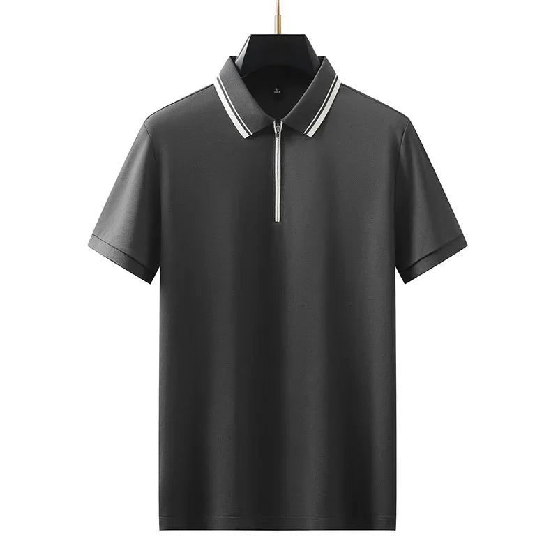 LuxeTone Contrast Polo