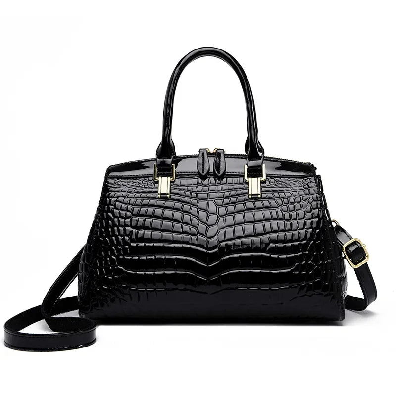LuxCroc Leather Tote
