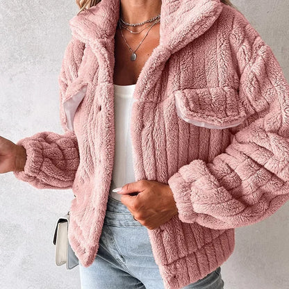 Women’s Soft Knit Button Jacket