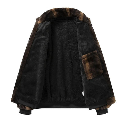 Men’s faux fur jacket