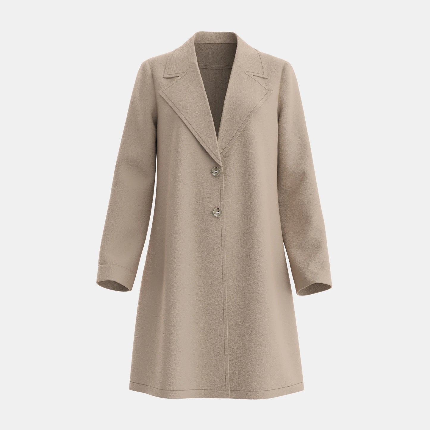 Luxe Minimalist Long Coat