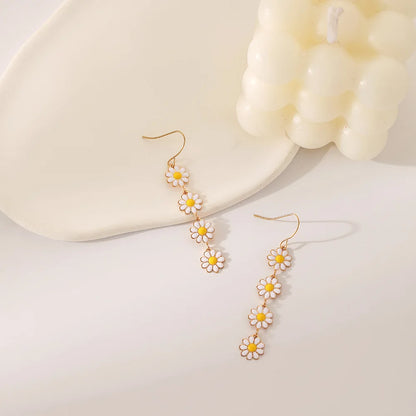 PetalCharm Drop Earrings
