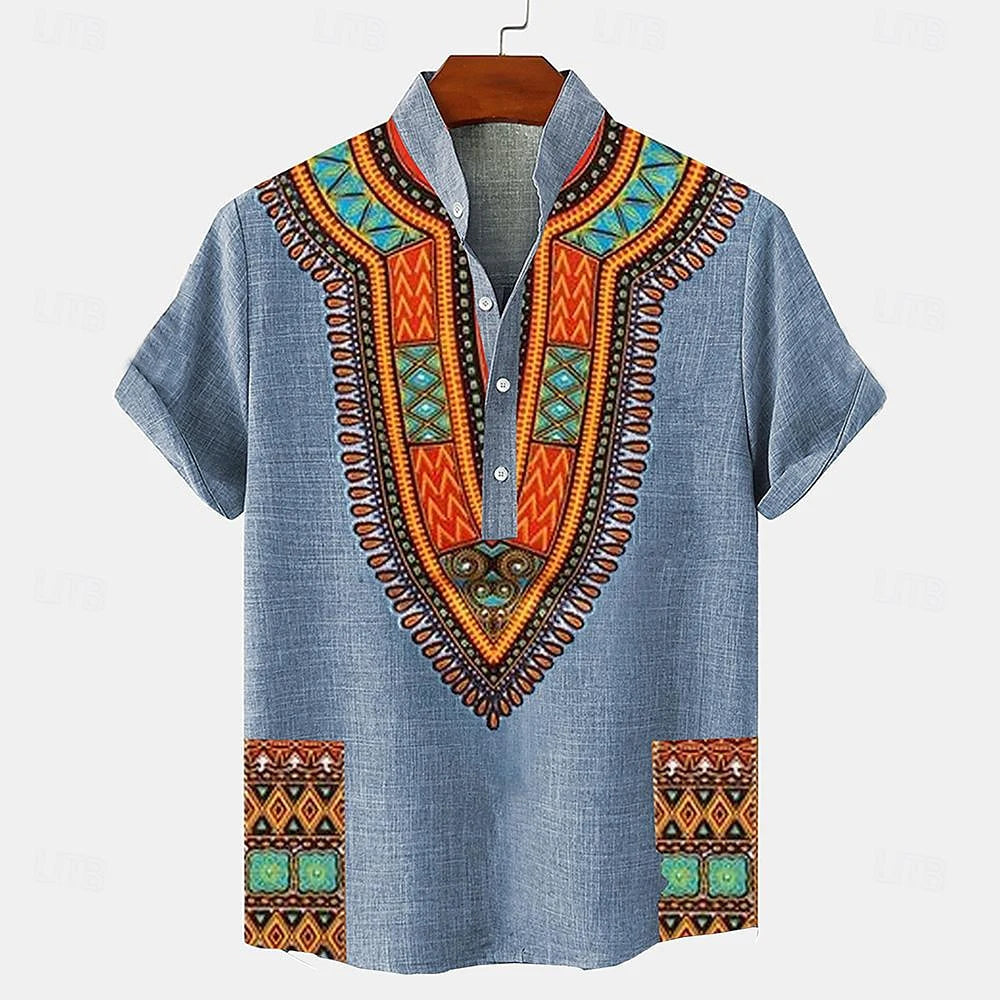 Tribal Linen Shirt