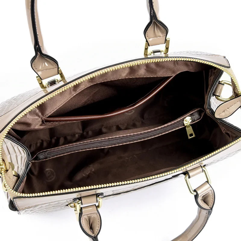 LuxCroc Leather Tote