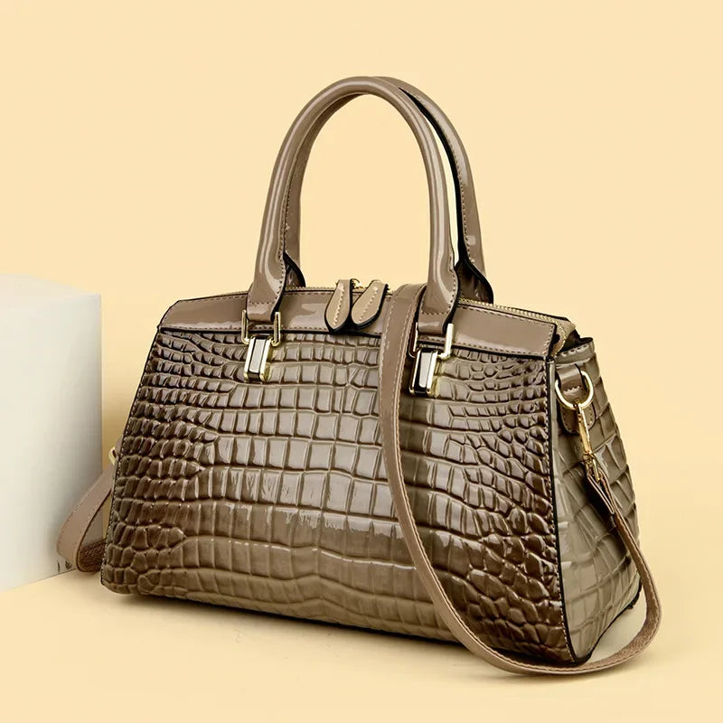 LuxCroc Leather Tote