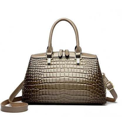 LuxCroc Leather Tote