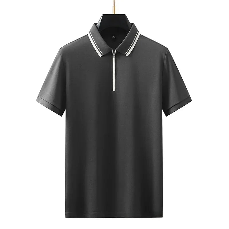 LuxeTone Contrast Polo