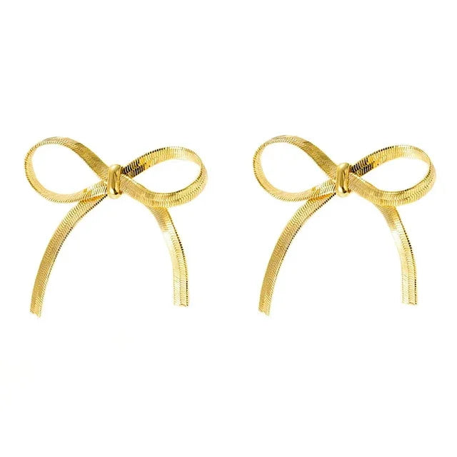 Ribbon Bowknot Earrings