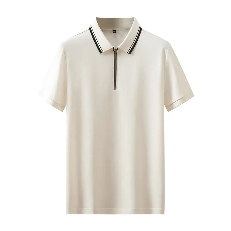 LuxeTone Contrast Polo