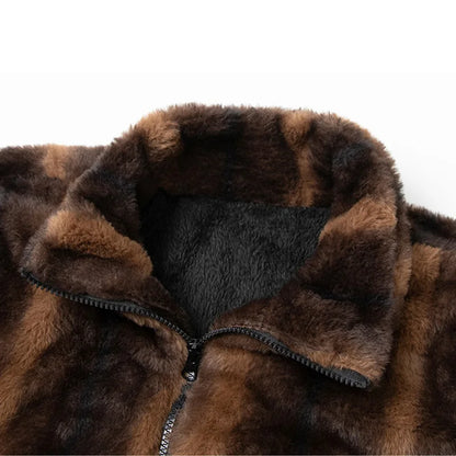Men’s faux fur jacket