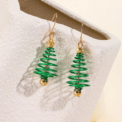 Holiday Tree Drop Earrings