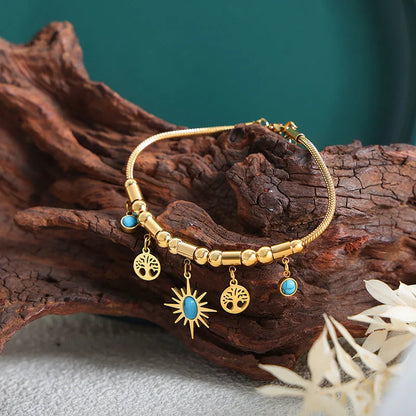 Starlit Charm Necklace & Bracelet